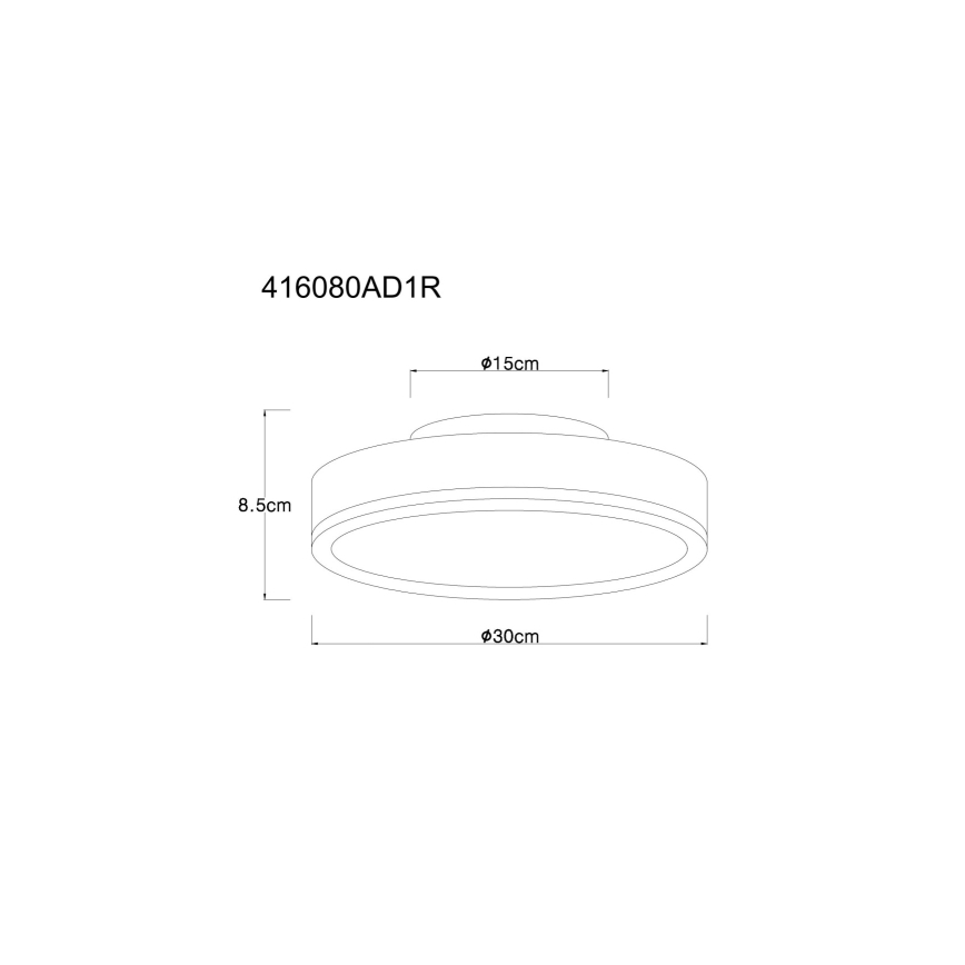 Globo - LED Stropní svítidlo LED/12W/230V 3000K pr. 30 cm