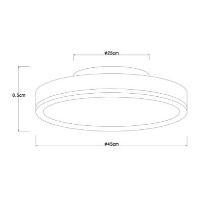 Globo - LED Stropní svítidlo LED/24W/230V 3000K pr. 45 cm