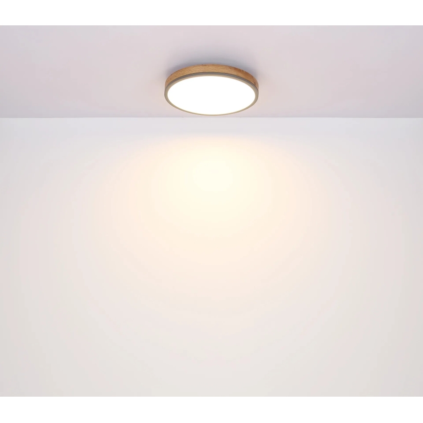 Globo - LED Stmívatelné stropní svítidlo LED/40W/230V 2700-6500K pr. 60 cm + dálkové ovládání hnědá/šedá