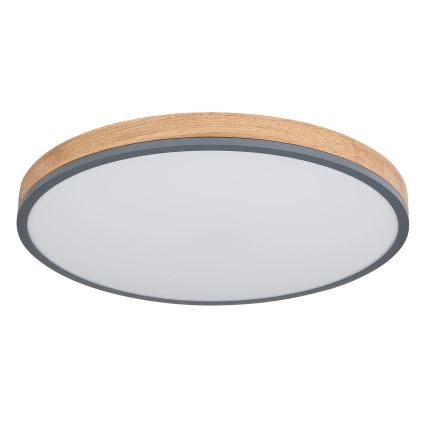 Globo - LED Stmívatelné stropní svítidlo LED/40W/230V 2700-6500K pr. 60 cm + dálkové ovládání hnědá/šedá