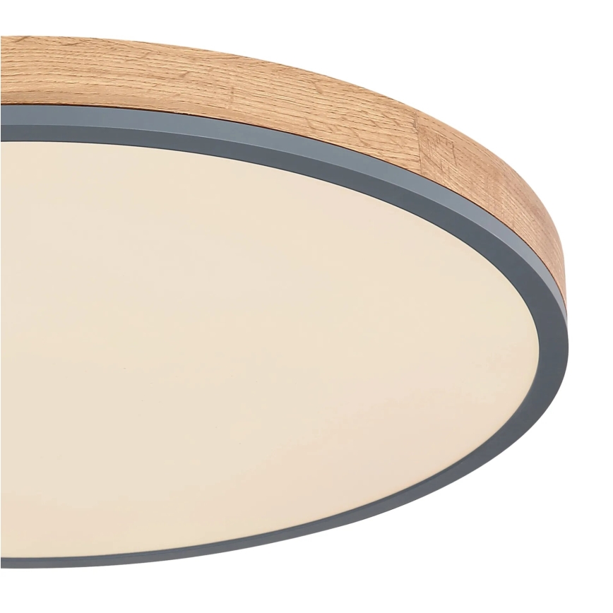 Globo - LED Stmívatelné stropní svítidlo LED/40W/230V 2700-6500K pr. 60 cm + dálkové ovládání hnědá/šedá