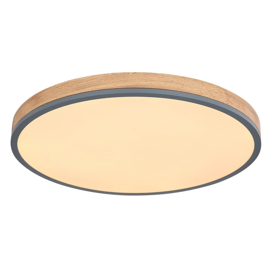 Globo - LED Stmívatelné stropní svítidlo LED/40W/230V 2700-6500K pr. 60 cm + dálkové ovládání hnědá/šedá