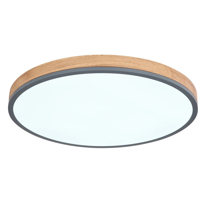 Globo - LED Stmívatelné stropní svítidlo LED/40W/230V 2700-6500K pr. 60 cm + dálkové ovládání hnědá/šedá