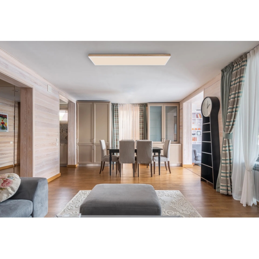 Globo - LED Stmívatelné stropní svítidlo LED/36W/230V 2700-6500K + dálkové ovládání hnědá/bílá