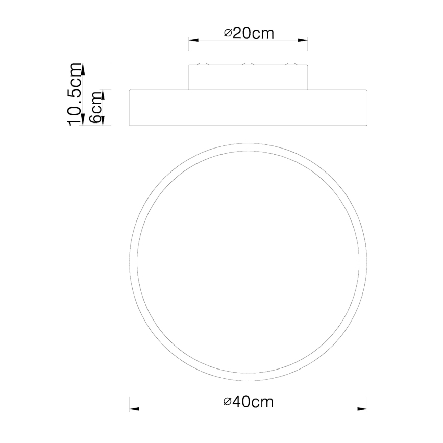 Globo - LED Stmívatelné stropní svítidlo LED/24W/230V 3000-6000K + dálkové ovládání