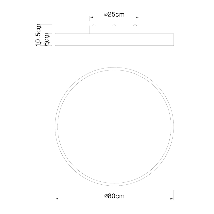 Globo - LED Stmívatelné stropní svítidlo LED/60W/230V 3000-6000K + dálkové ovládání