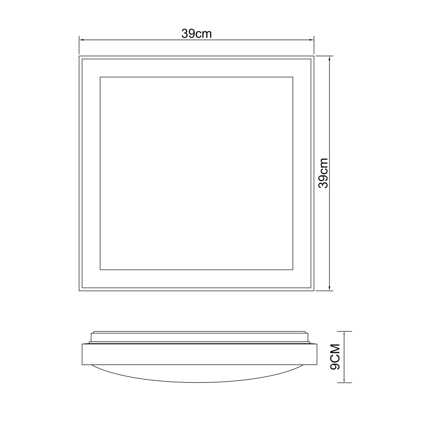 Globo - LED Stropní svítidlo LED/24W/230V 3000/4500/6000K