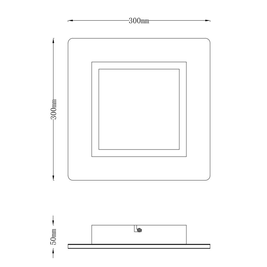 Globo - LED Stropní svítidlo LED/23W/230V 2700/6500K