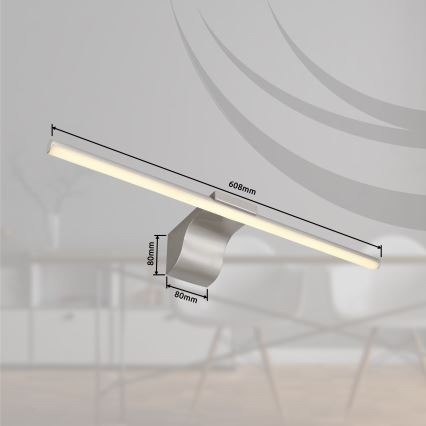 Globo - LED Koupelnové osvětlení zrcadla LED/10W/230V 60,8 cm IP44 lesklý chrom