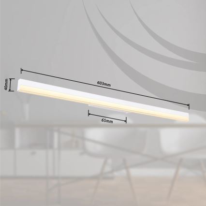 Globo - LED Nástěnné svítidlo LED/18W/230V 3000/6000K 80 cm bílá
