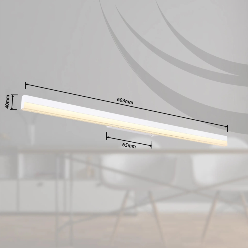 Globo - LED Nástěnné svítidlo LED/18W/230V 3000/6000K 80 cm bílá