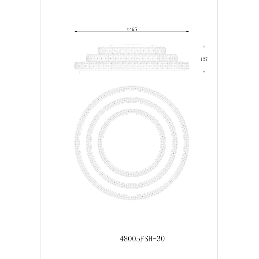 Globo - LED Stmívatelné stropní svítidlo LED/30W/230V TUYA Wi-Fi + dálkové ovládání