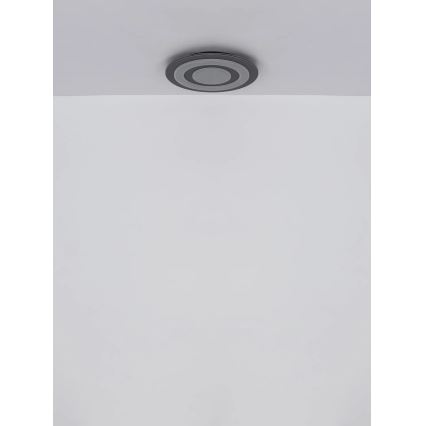 Globo - LED Stropní svítidlo LED/24W/230V 3000K pr. 32 cm antracit