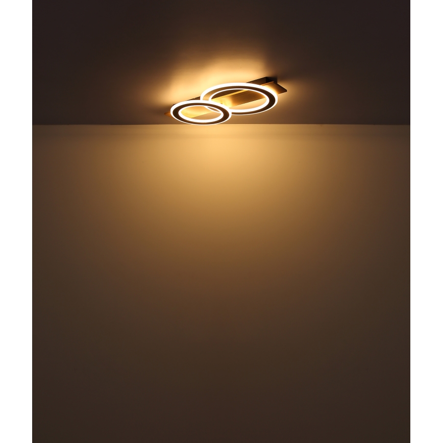 Globo - LED Stropní svítidlo LED/40W/230V hnědá