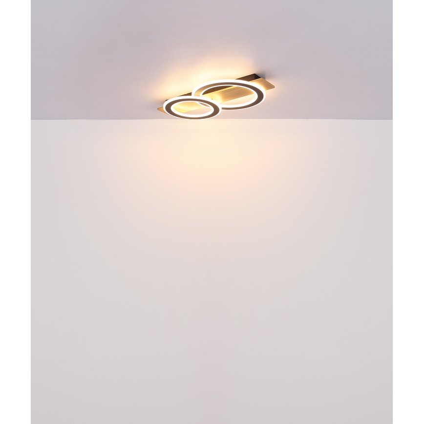 Globo - LED Stropní svítidlo LED/40W/230V hnědá
