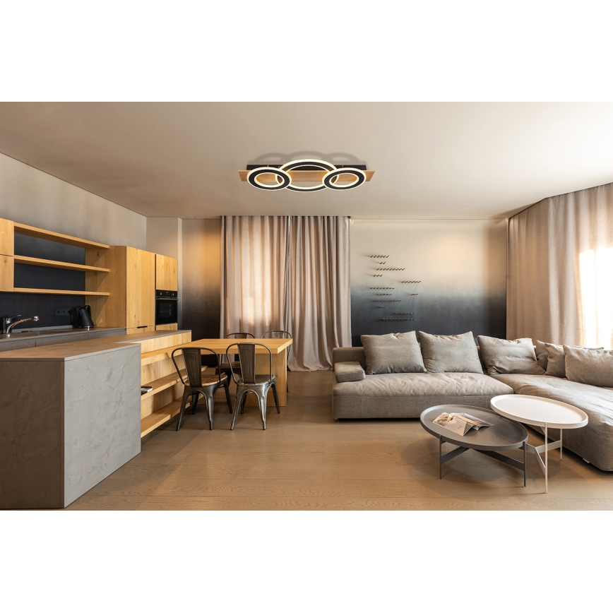 Globo - LED Stropní svítidlo LED/50W/230V hnědá
