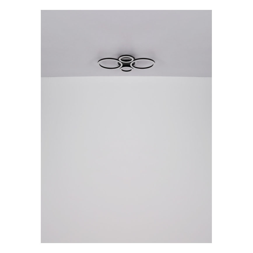 Globo - LED Stropní svítidlo LED/30W/230V 2700/4500/6500K pr. 33x50 cm černá