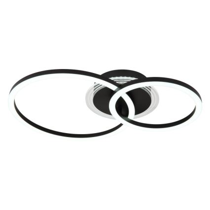 Globo - LED Stropní svítidlo LED/30W/230V 2700/4500/6500K pr. 33x50 cm černá