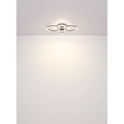 Globo - LED Stropní svítidlo LED/40W/230V 2700/4500/6500K 35,5x53 cm černá