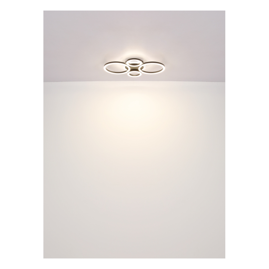 Globo - LED Stropní svítidlo LED/40W/230V 2700/4500/6500K 35,5x53 cm černá