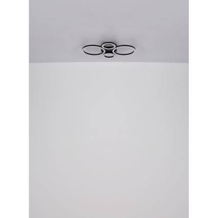 Globo - LED Stropní svítidlo LED/40W/230V 2700/4500/6500K 35,5x53 cm černá