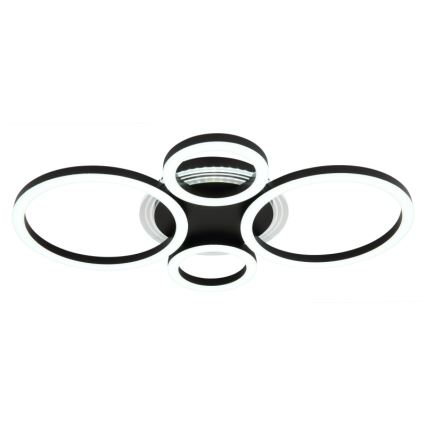 Globo - LED Stropní svítidlo LED/40W/230V 2700/4500/6500K pr. 35,5x53 cm černá