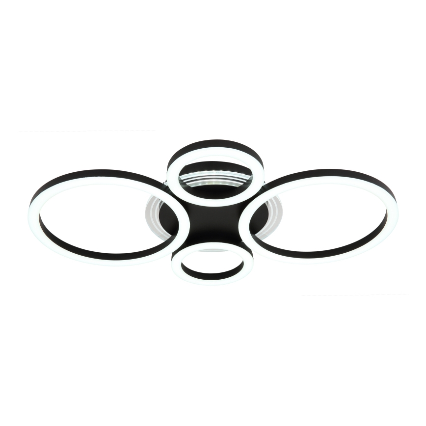 Globo - LED Stropní svítidlo LED/40W/230V 2700/4500/6500K pr. 35,5x53 cm černá