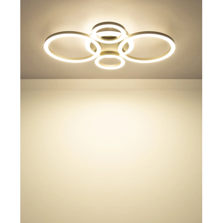 Globo - LED Stropní svítidlo LED/40W/230V 2700/4500/6500K 35,5x53 cm mosaz