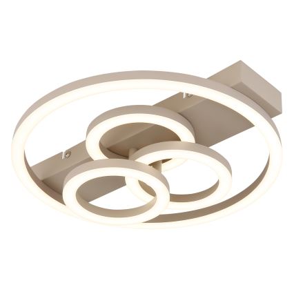Globo - LED Stmívatelné stropní svítidlo LED/40W/230V 2700-6500K pr. 35x33 cm béžová + dálkové ovládání