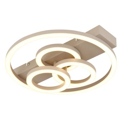 Globo - LED Stmívatelné stropní svítidlo LED/40W/230V 2700-6500K pr. 35x33 cm béžová + dálkové ovládání