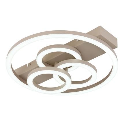 Globo - LED Stmívatelné stropní svítidlo LED/40W/230V 2700-6500K pr. 35x33 cm béžová + dálkové ovládání