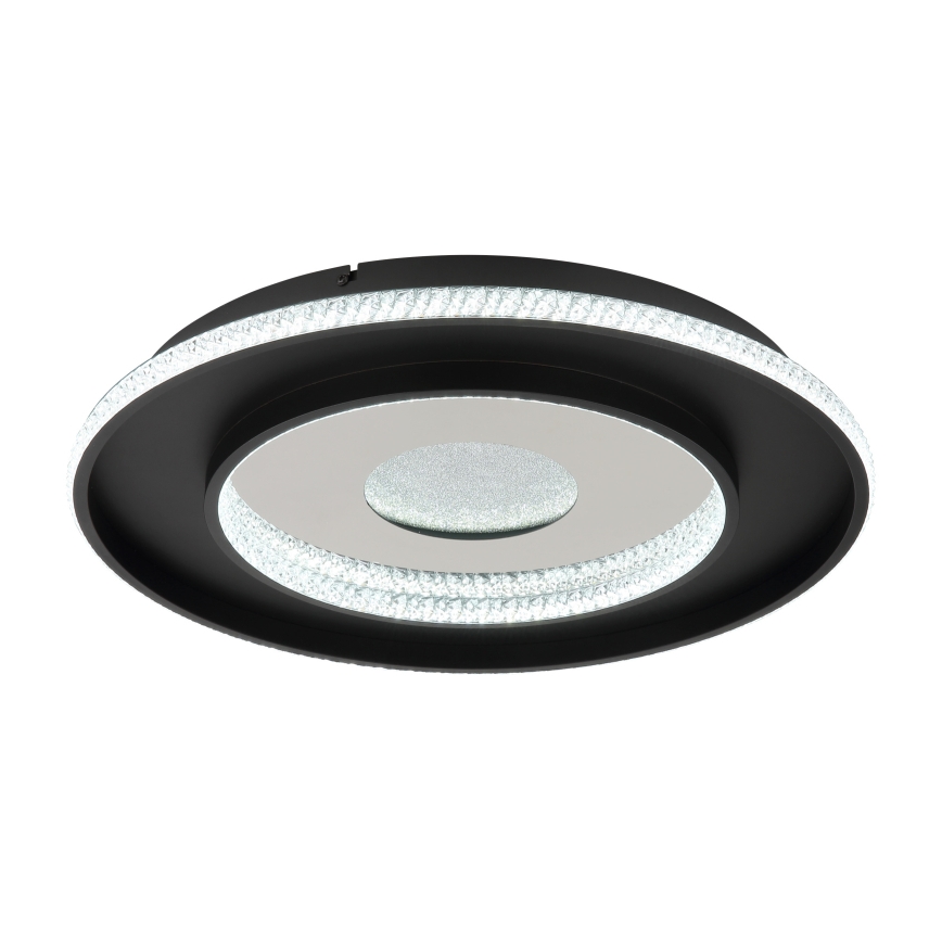 Globo - LED Stmívatelné stropní svítidlo LED/30W/230V 2700-6500K pr. 52,5 cm černá + dálkové ovládání