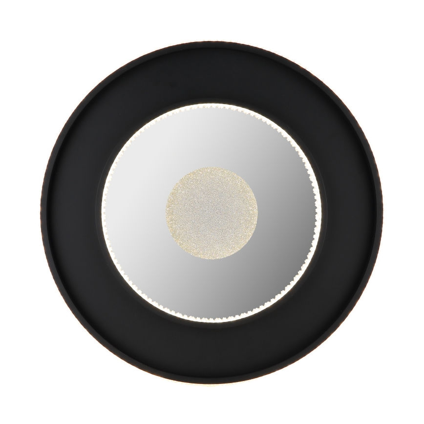 Globo - LED Stmívatelné stropní svítidlo LED/30W/230V 2700-6500K pr. 52,5 cm černá + dálkové ovládání