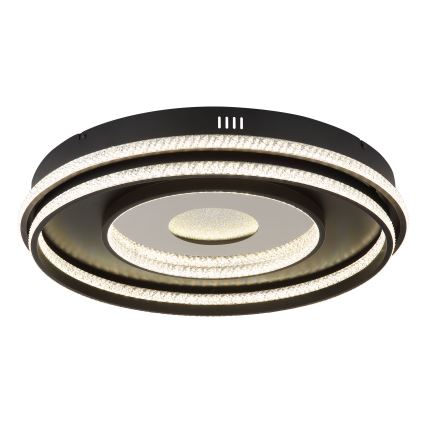 Globo - LED Stmívatelný lustr na lanku LED/54W/230V 2700-6500K pr. 60 cm černá + dálkové ovládání