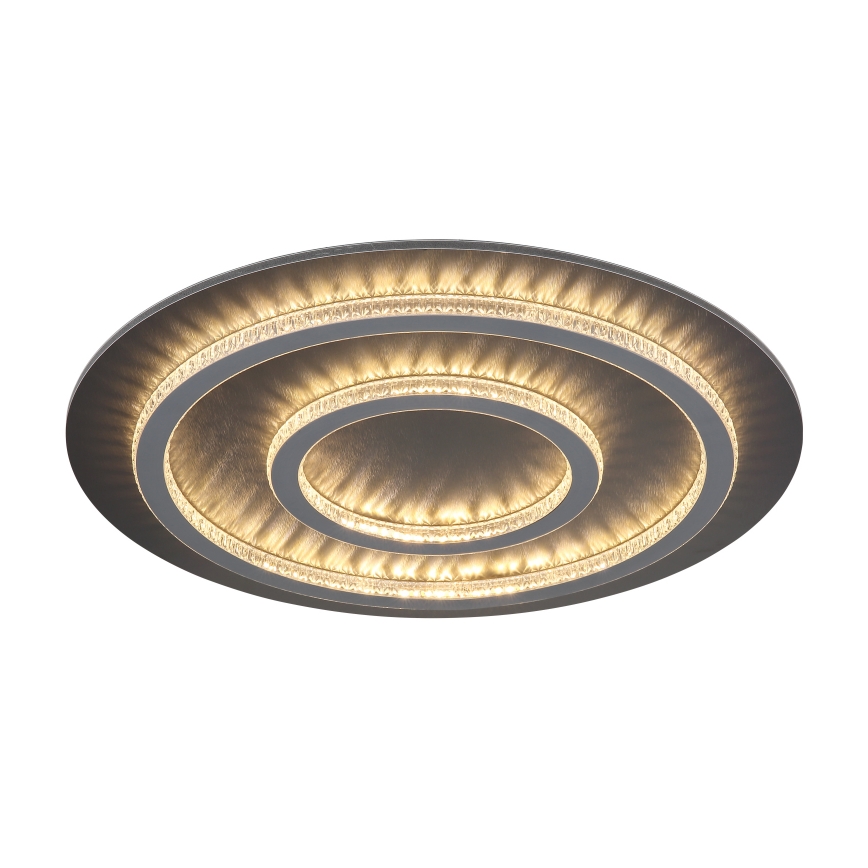 Globo - LED Stmívatelné stropní svítidlo LED/60W/230V 3000-6500K pr. 55 cm antracit + dálkové ovládání
