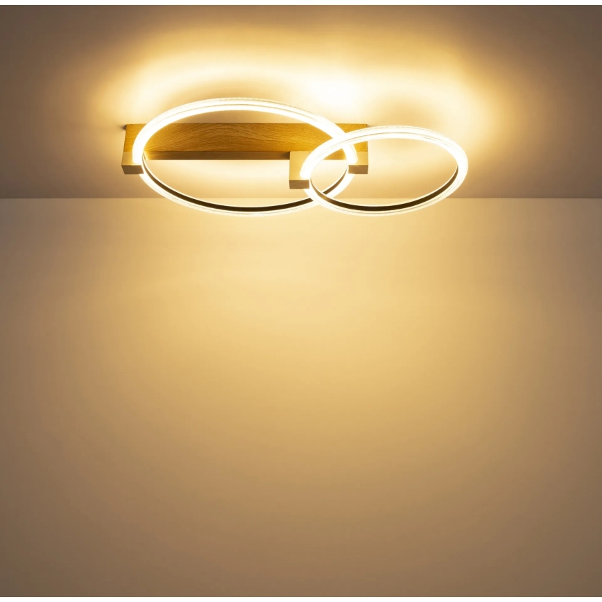 Globo - LED Stropní svítidlo LED/24W/230V 3000K 58x38 cm béžová