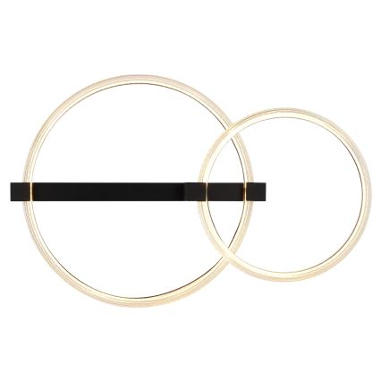 Globo - LED Stropní svítidlo LED/24W/230V 3000K 58x38 cm černá