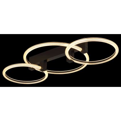 Globo - LED Stropní svítidlo LED/40W/230V 3000K 76,1x38 cm černá