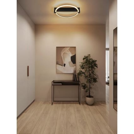 Globo - LED Stropní svítidlo LED/15W/230V 3000K 41,4x38 cm černá