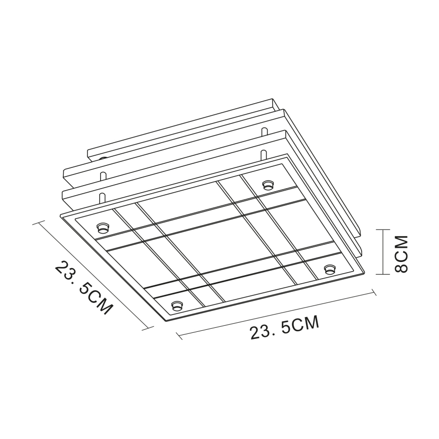 Globo - Stropní svítidlo 1xE27/60W/230V