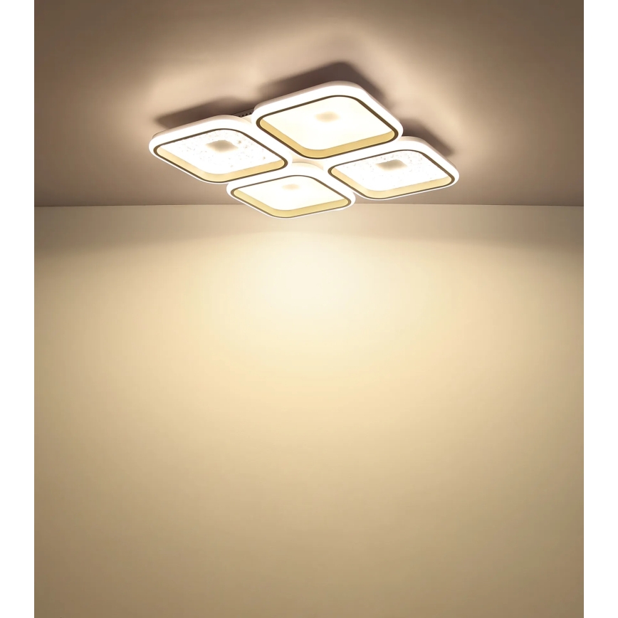 Globo - LED Stmívatelné stropní svítidlo LED/55W/230V 2700-6000K 54x54 cm + dálkové ovládání