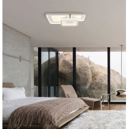 Globo - LED Stmívatelné stropní svítidlo LED/55W/230V 2700-6000K 65x45,5 cm + dálkové ovládání
