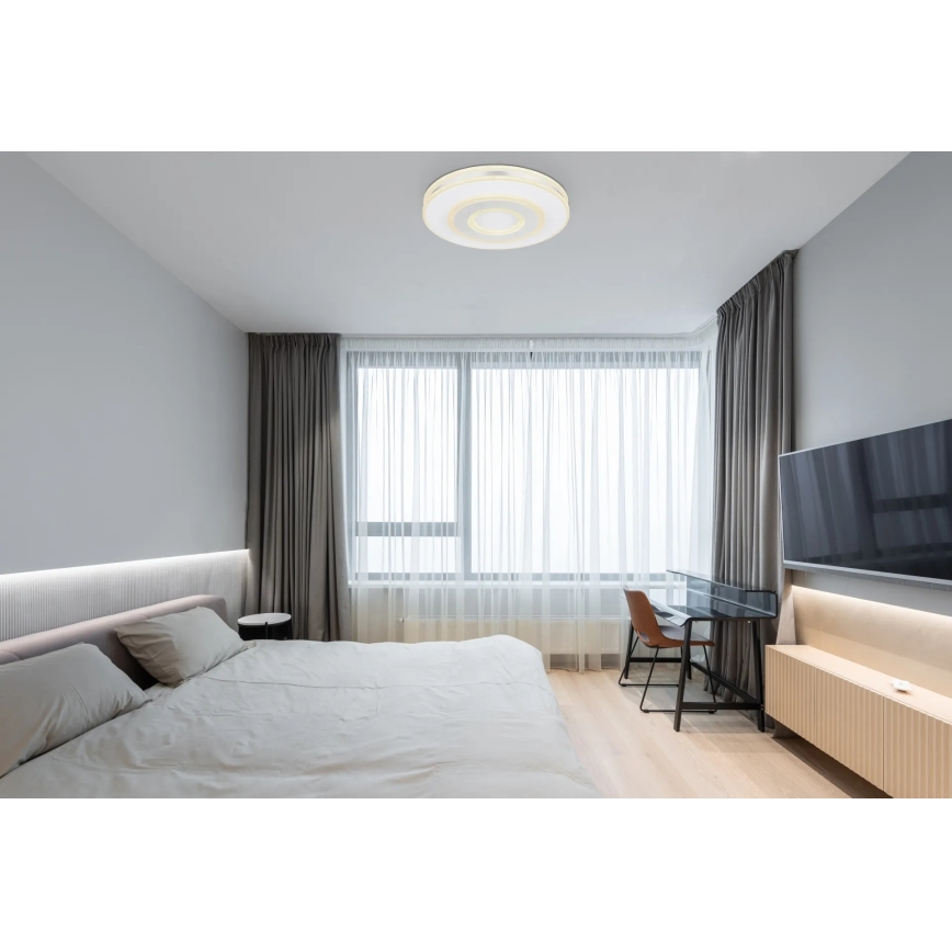 Globo - LED Stmívatelné stropní svítidlo LED/48W/230V 2700-6000K pr. 42 cm + dálkové ovládání