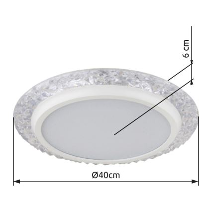 Globo - LED Stropní svítidlo LED/22W/230V 3000K pr. 40 cm