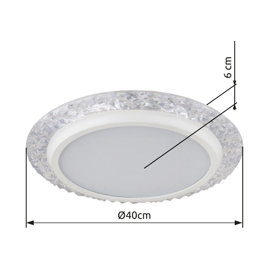 Globo - LED Stropní svítidlo LED/22W/230V 3000K pr. 40 cm