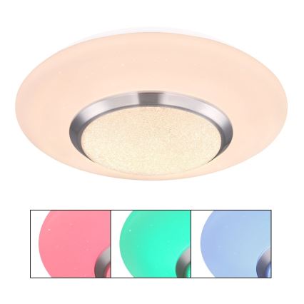 Globo - LED RGBW Stmívatelné stropní svítidlo LED/18W/230V 3000K pr. 34 cm