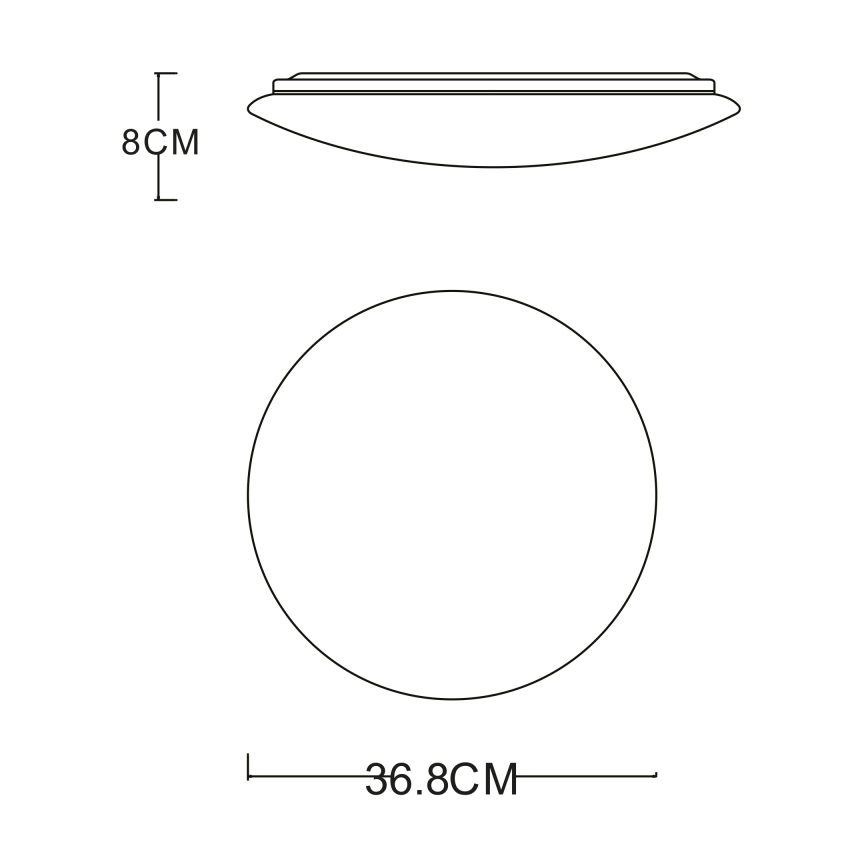Globo - LED Stropní svítidlo LED/24W/230V
