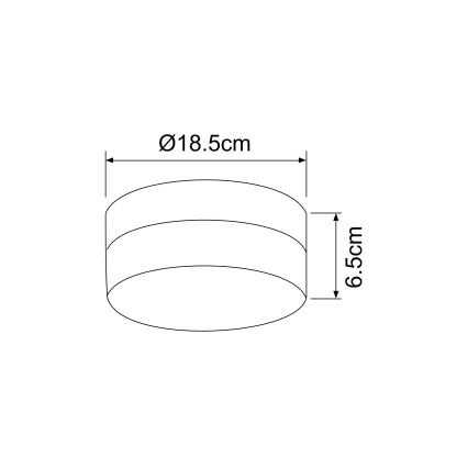 Globo - Stropní svítidlo 1xE27/40W/230V