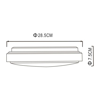 Globo - LED Stropní svítidlo LED/18W/230V 3000K