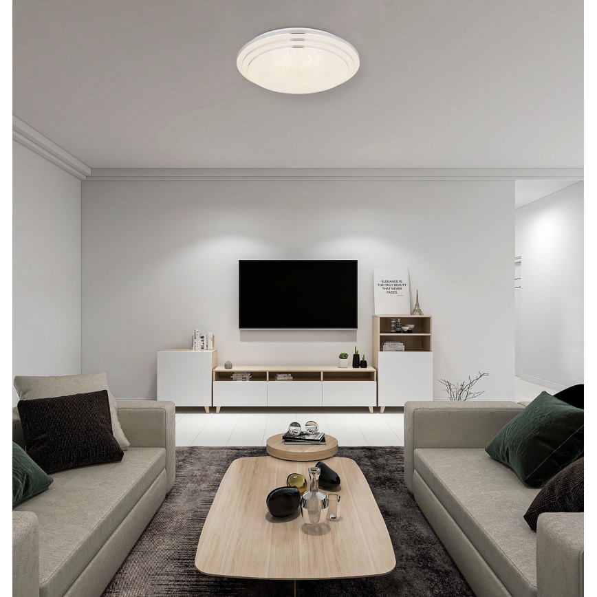 Globo - LED Stmívatelné stropní svítidlo LED/18W/230V pr. 40 cm 2700-6500K + dálkové ovládání